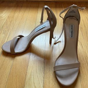 Steve Madden Tecy Tan Leather Heels